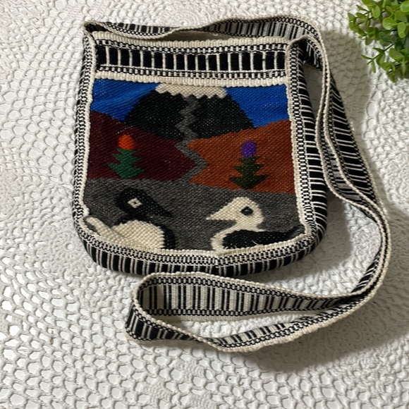 Vintage Woven embroidered purse - Picture 4 of 6